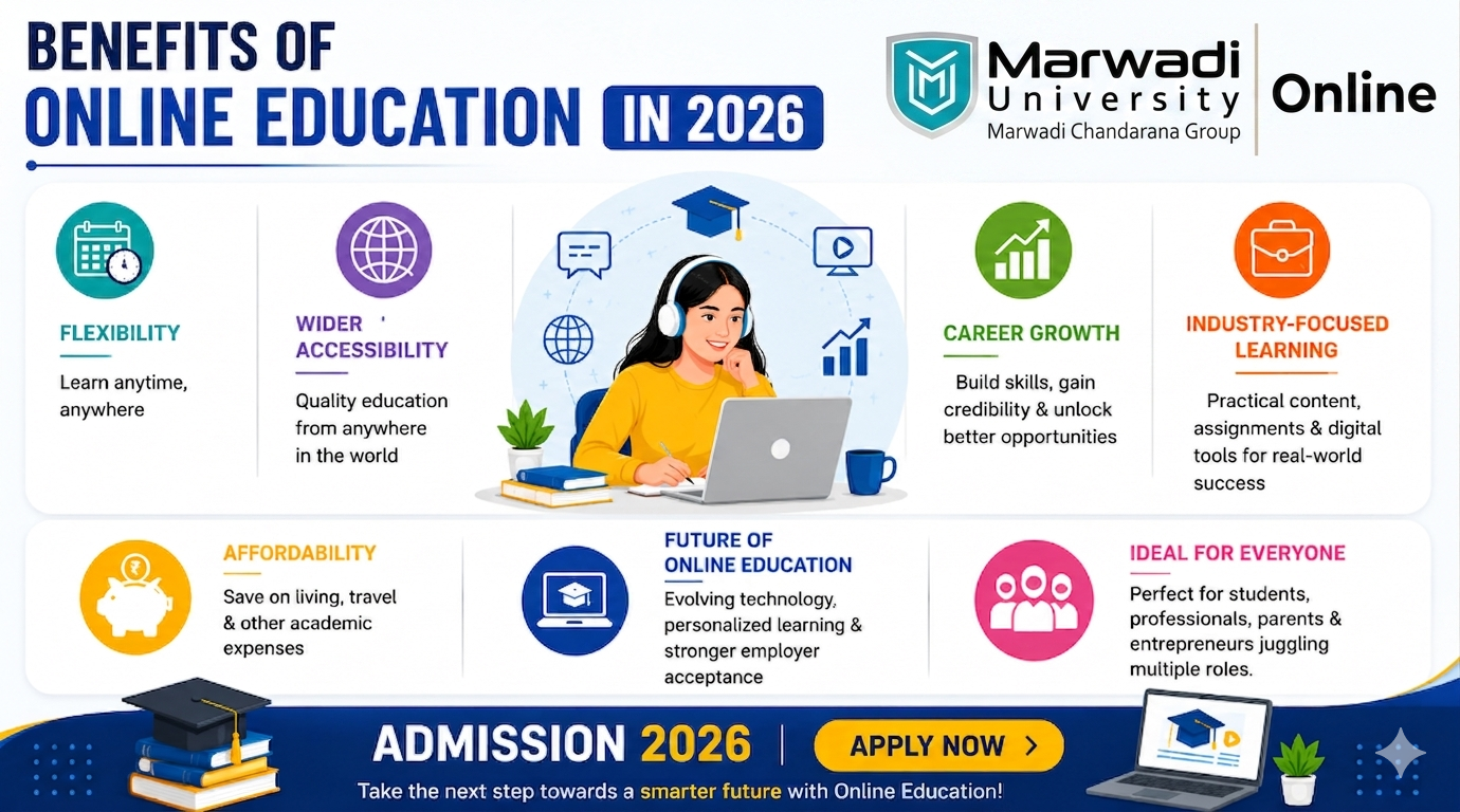 Student choosing a UGC approved online university in India for flexible career-focused education in 2026