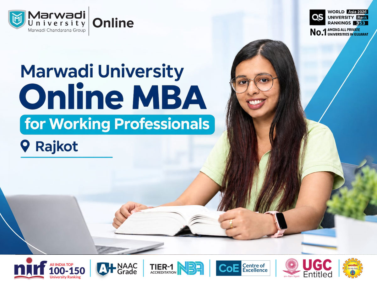 Marwadi University Online MBA for Working Professionals Rajkot